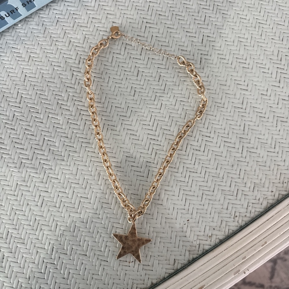 Gold Star Charm necklace